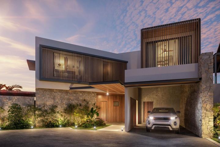 Villa pieds dans l’eau 4 suites face au Morne à vendre à Flic en Flac