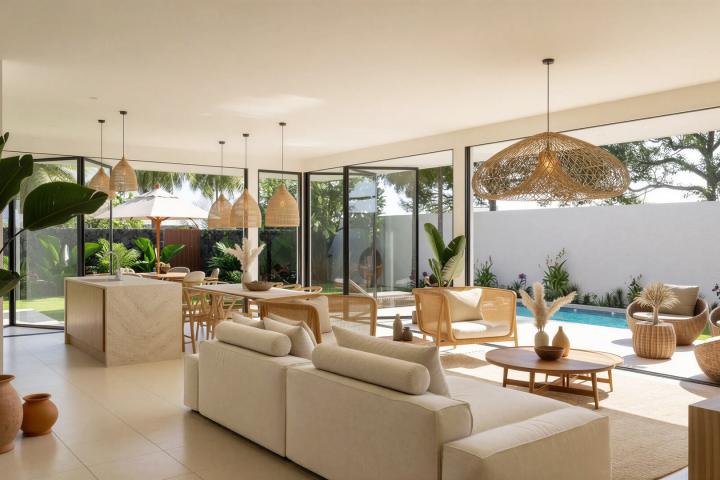 Villa contemporaine à vendre à Rivière Noire au cœur de la nature