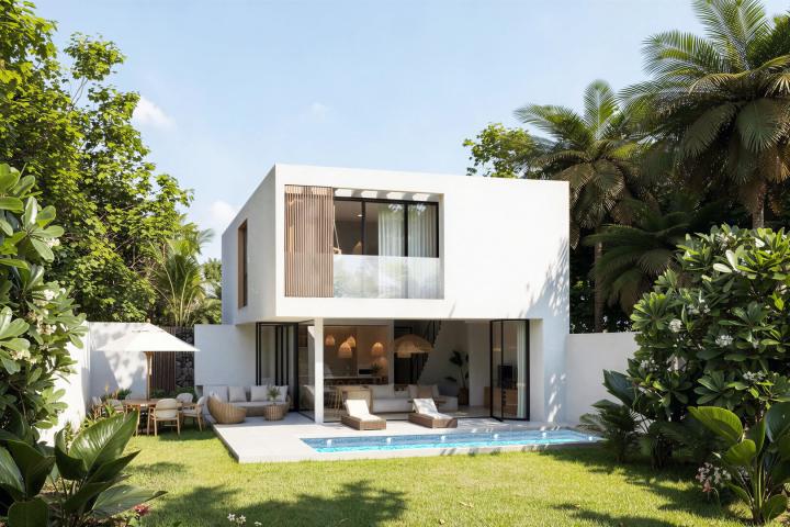 Villa contemporaine à vendre à Rivière Noire au cœur de la nature