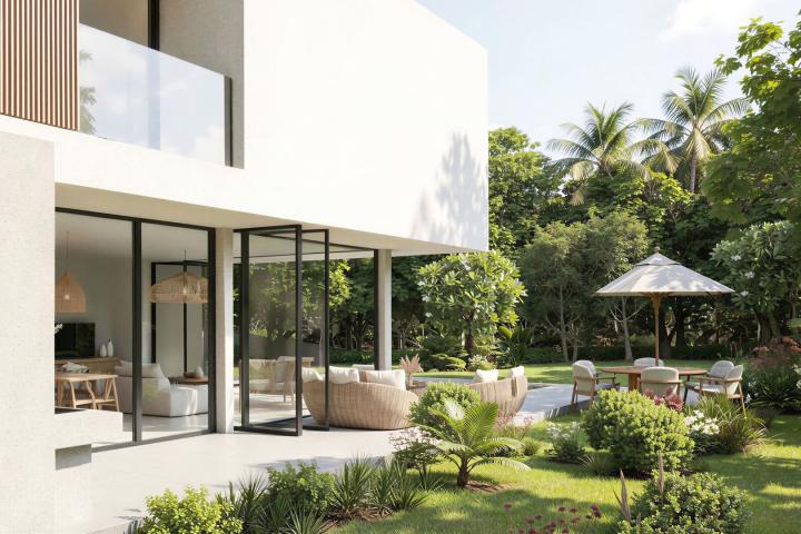 Villa contemporaine à vendre à Rivière Noire au cœur de la nature