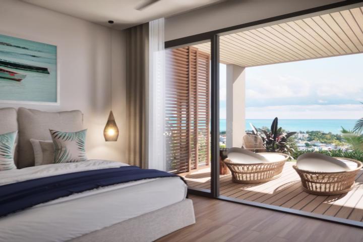 Appartement rez-de-chaussée 3 suites à vendre à Tamarin, vues mer et montagne