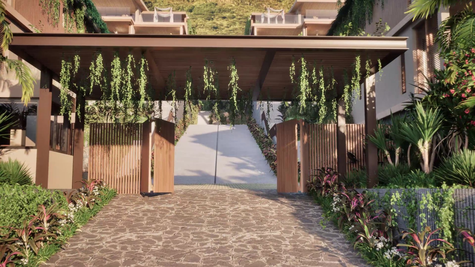 Triplex 3 chambres à vendre à Tamarin avec vue océan et jardins privatifs