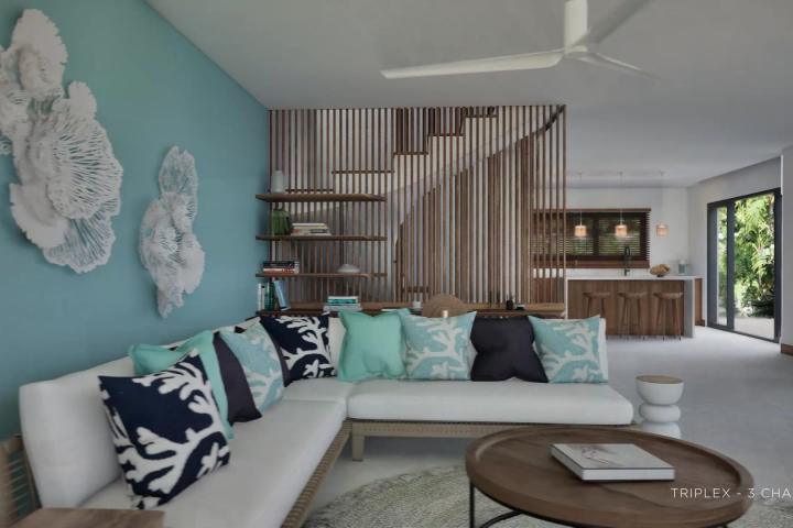 Triplex 3 chambres à vendre à Tamarin avec piscine privée et vue océan