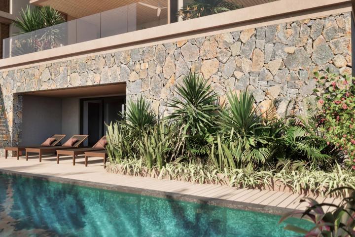 Triplex 3 chambres à vendre à Tamarin avec piscine privée et vue océan