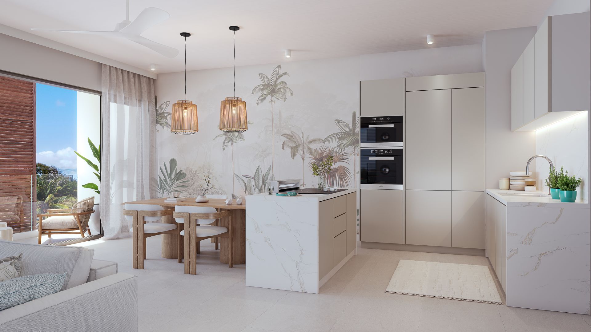2-bedroom apartment with rental yield potential in Belle Mare