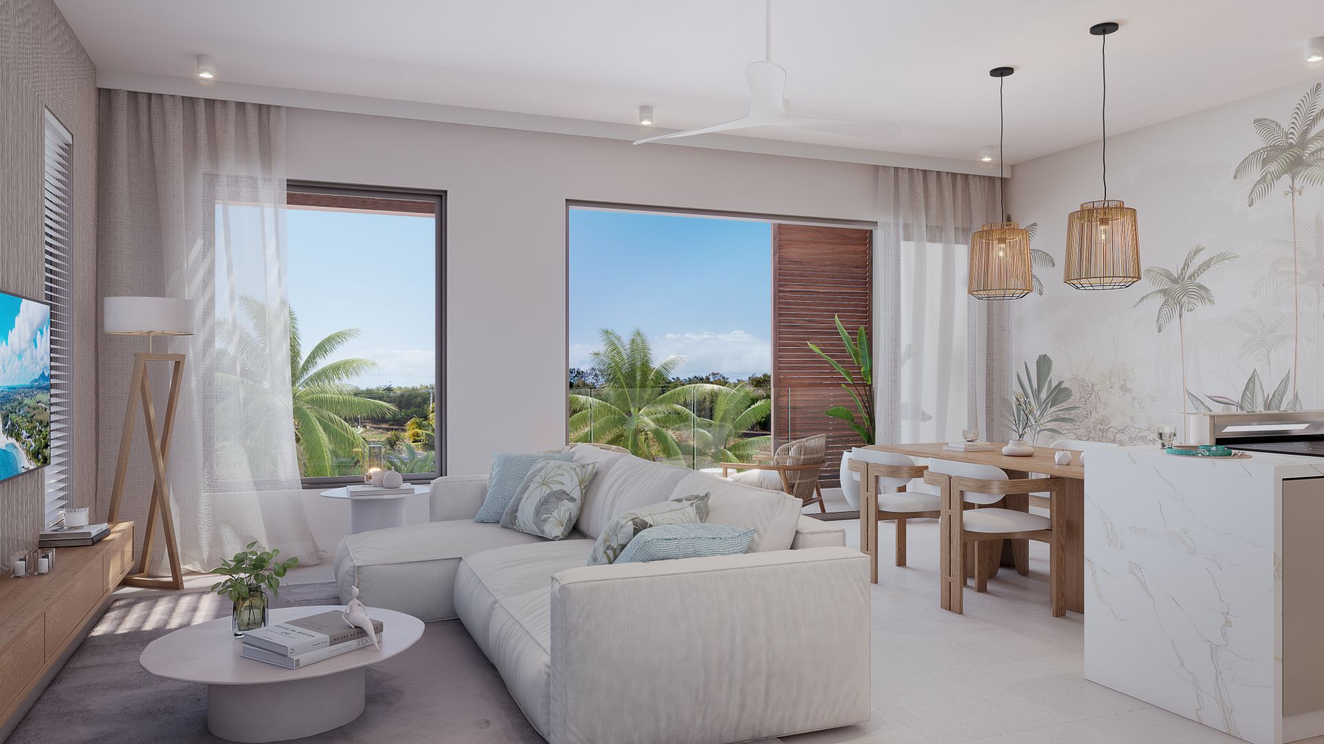 2-bedroom apartment with rental yield potential in Belle Mare