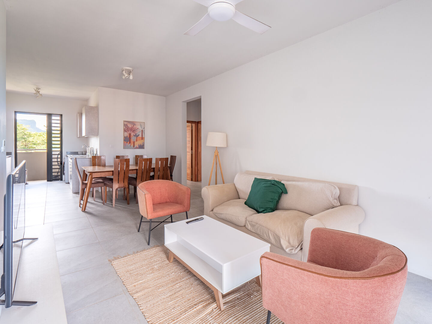 Appartement meublé à louer à Flic en Flac avec rooftop
