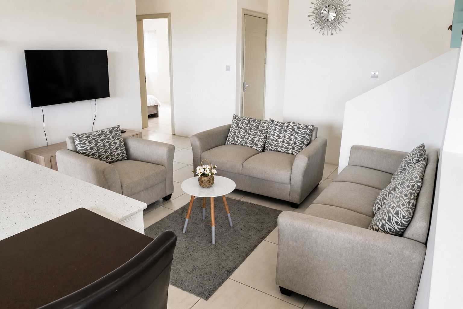 Appartement 3 chambres avec rooftop vue mer à Flic en Flac