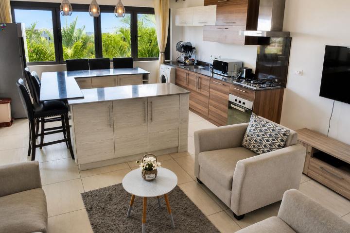 Appartement 3 chambres avec rooftop vue mer à Flic en Flac