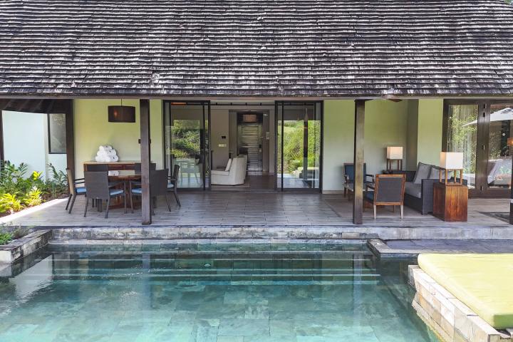 Villa Four Seasons à Anahita avec pool locatif officiel à vendre à Beau Champ