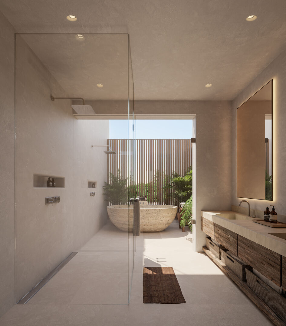 Villa 3 chambres avec piscine dans un domaine à Bel Ombre