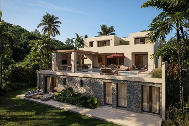 Villa 3 chambres avec piscine dans un domaine à Bel Ombre à vendre