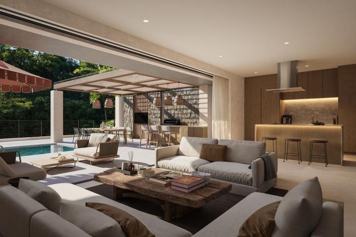 Villa 3 chambres avec piscine dans un domaine à Bel Ombre à vendre