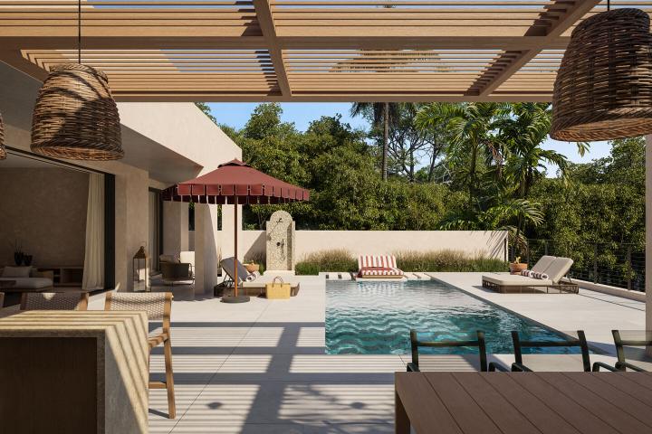 Villa 4 chambres avec piscine à Bel Ombre à vendre