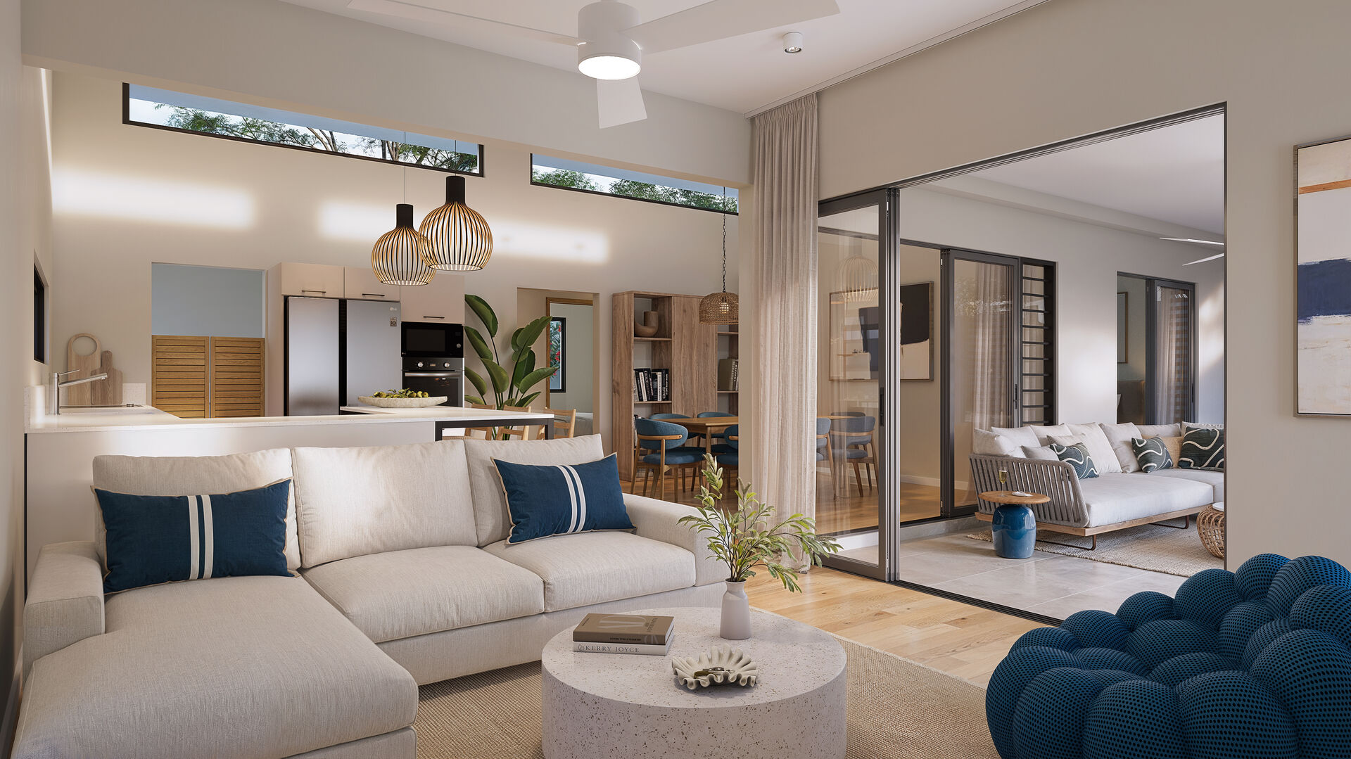 New off-plan 3-bedroom villa in a residential estate in Piton