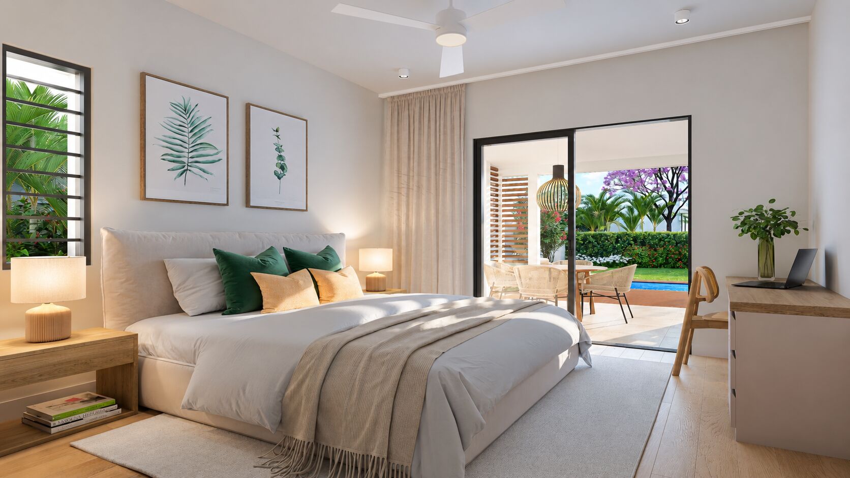 New off-plan 3-bedroom villa in a residential estate in Piton