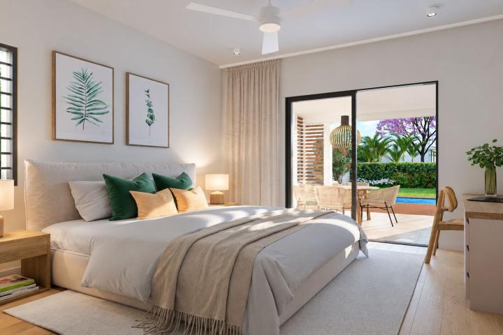 Villa neuve 3 chambres sur plan à vendre à Piton dans un domaine résidentiel