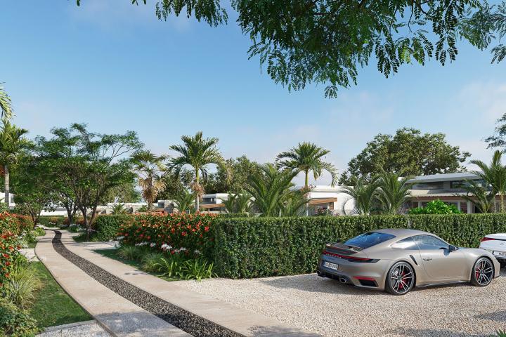 Villa neuve 3 chambres sur plan à vendre à Piton dans un domaine résidentiel