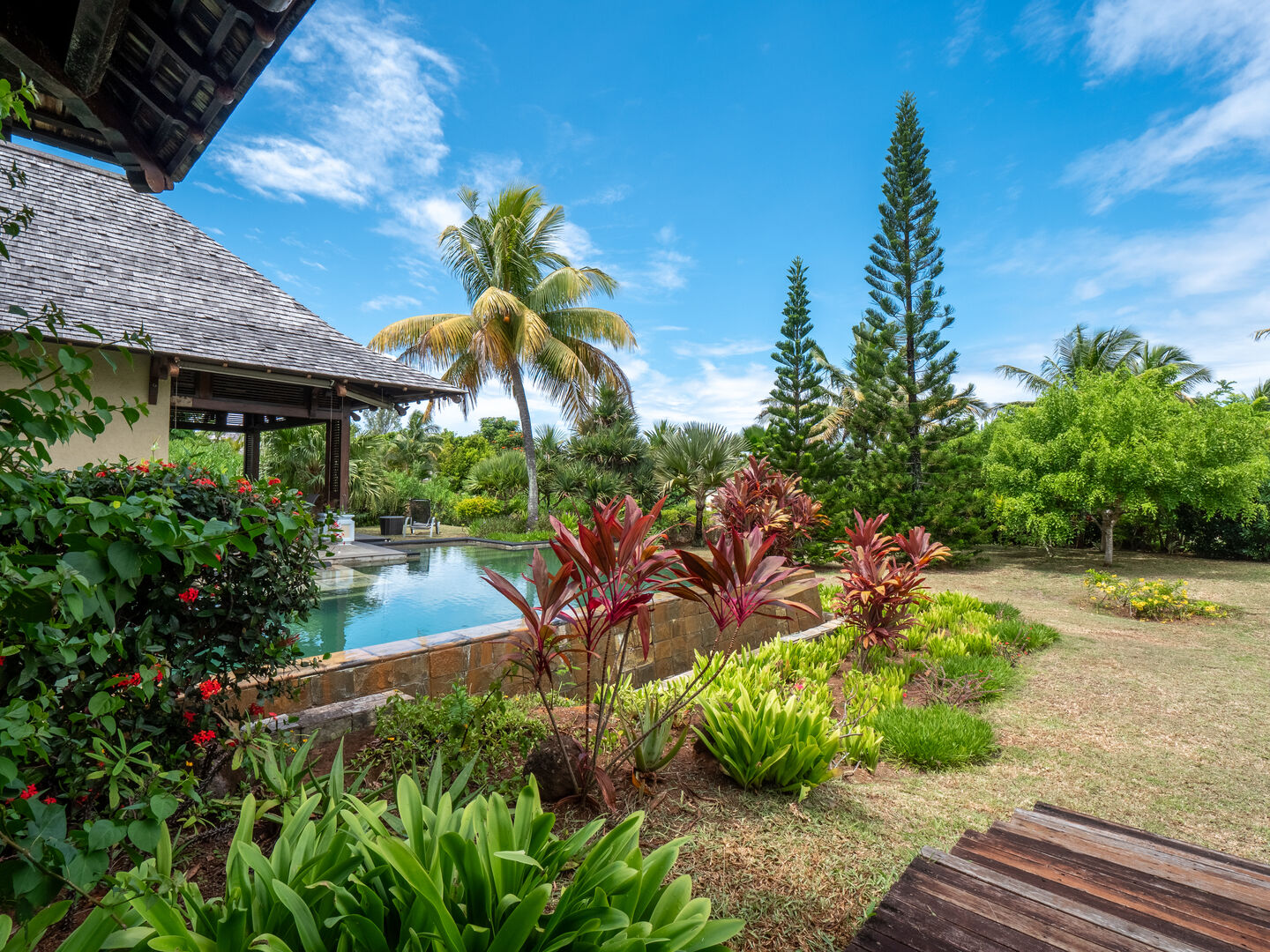 Villa de prestige 3 chambres sur vaste terrain à Bel Ombre