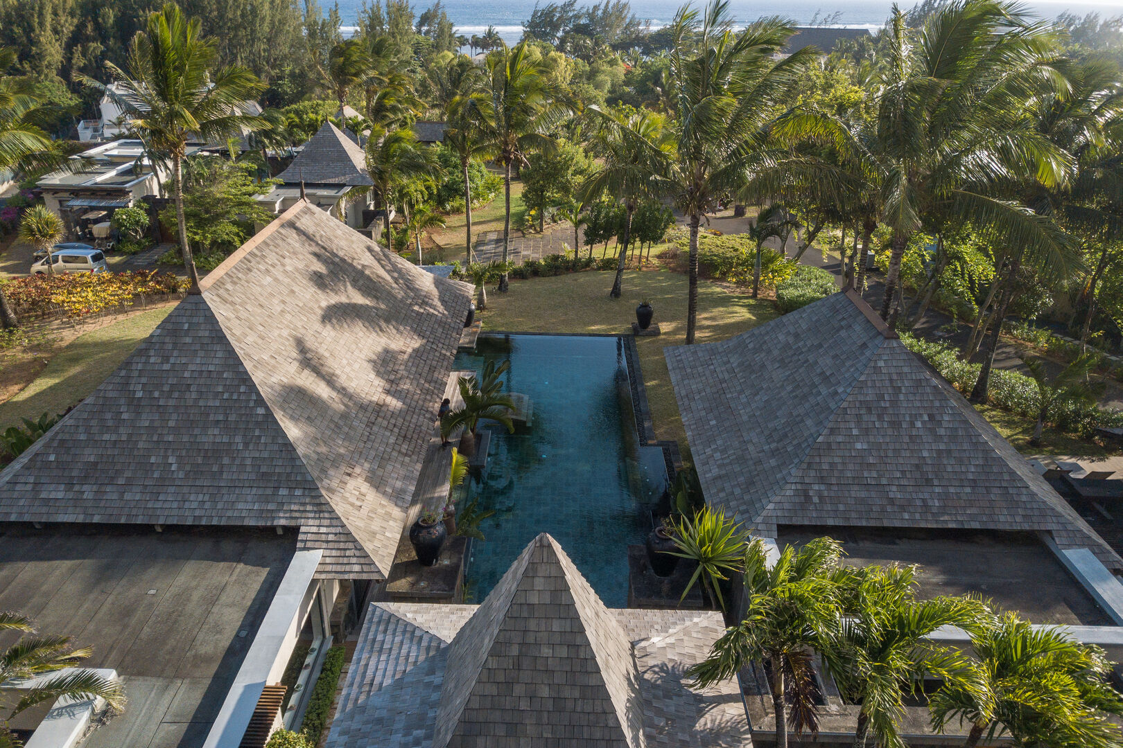 Villa 6 chambres avec vue mer sur terrain de 3 300 m² à Bel Ombre