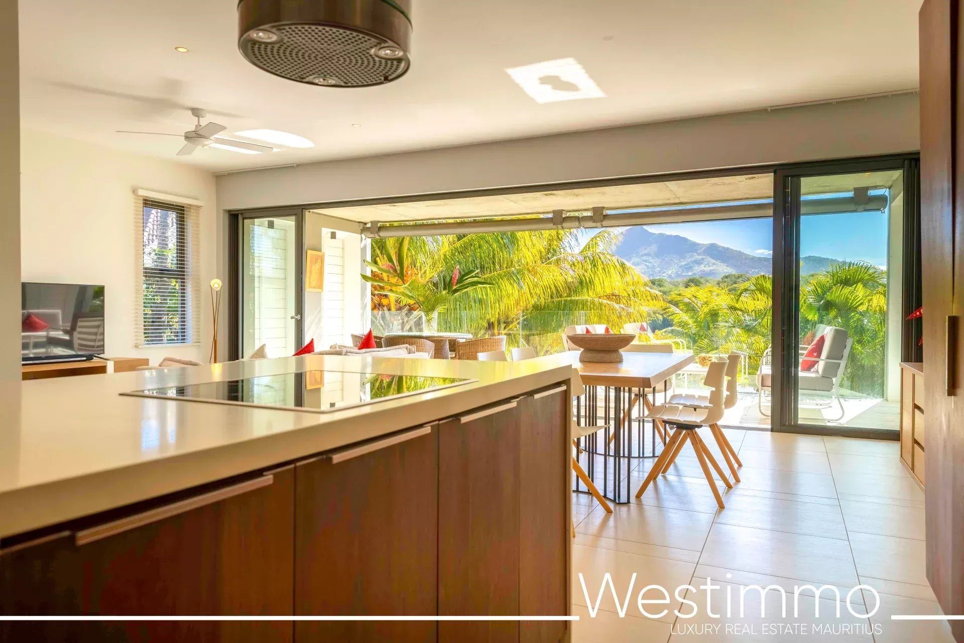 Appartement meublé 3 chambres avec terrasse à louer à l’Île Maurice à Ilot Fortier