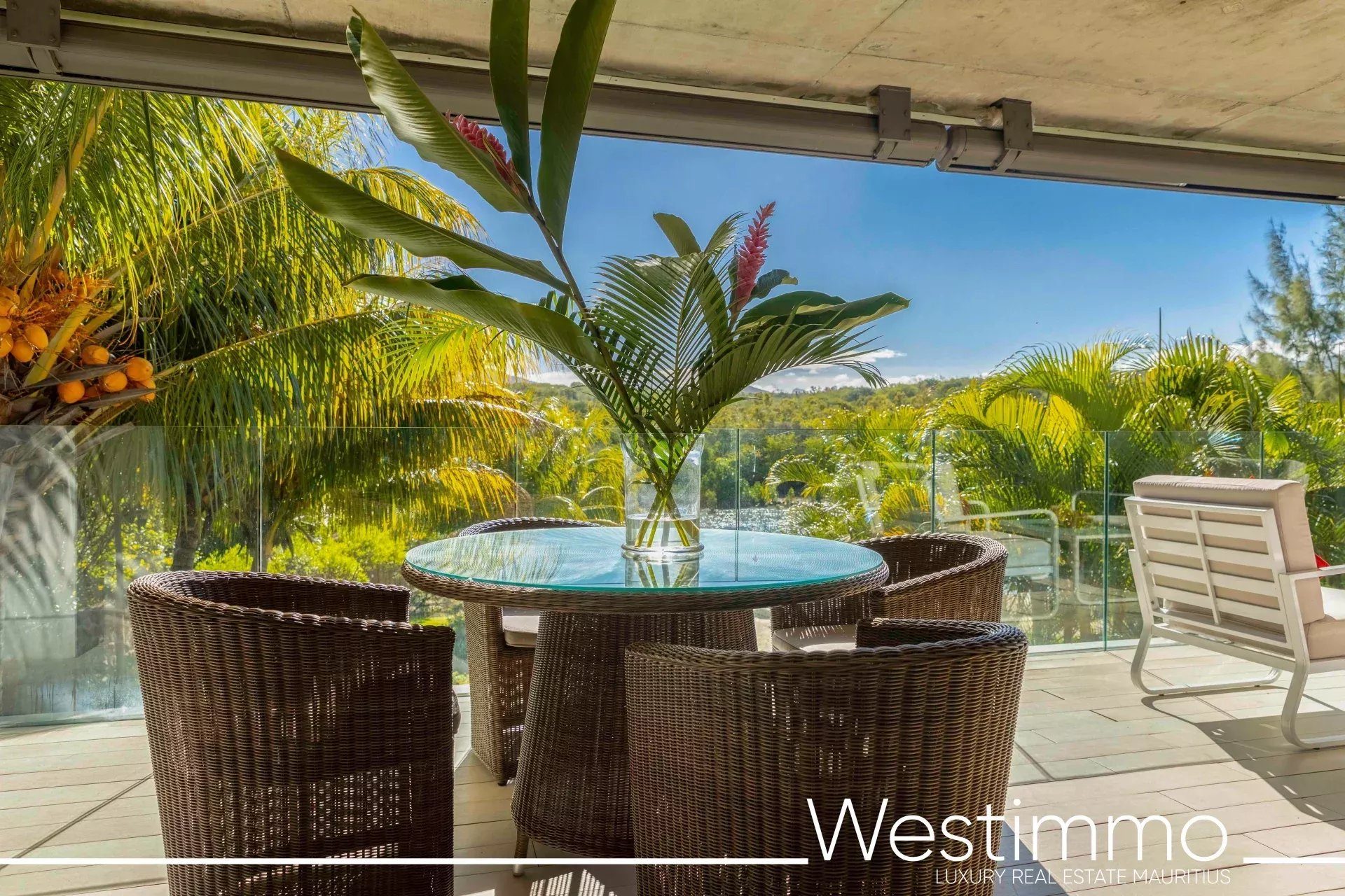 Appartement meublé 3 chambres avec terrasse à louer à l’Île Maurice à Ilot Fortier