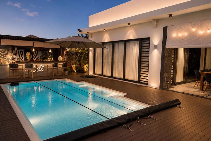 Villa de prestige meublée à louer à Beau Vallon, proche de Blue Bay