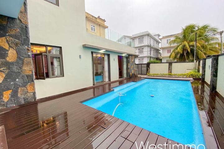 Villa de 3 chambres avec piscine à louer à long terme à Trou aux Biches