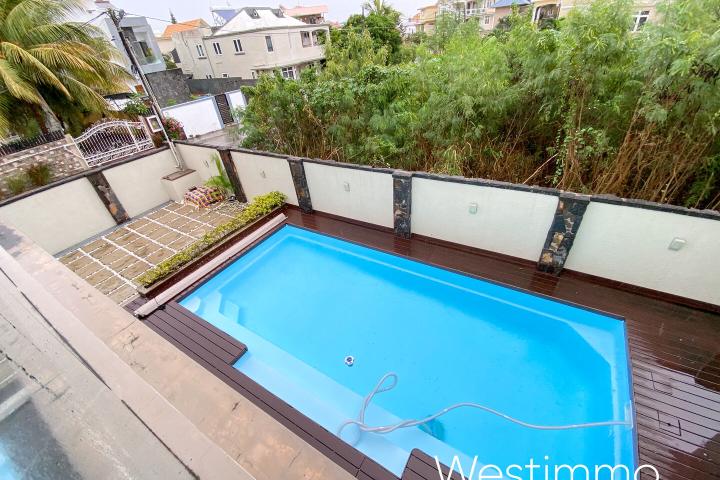 Villa de 3 chambres avec piscine à louer à long terme à Trou aux Biches