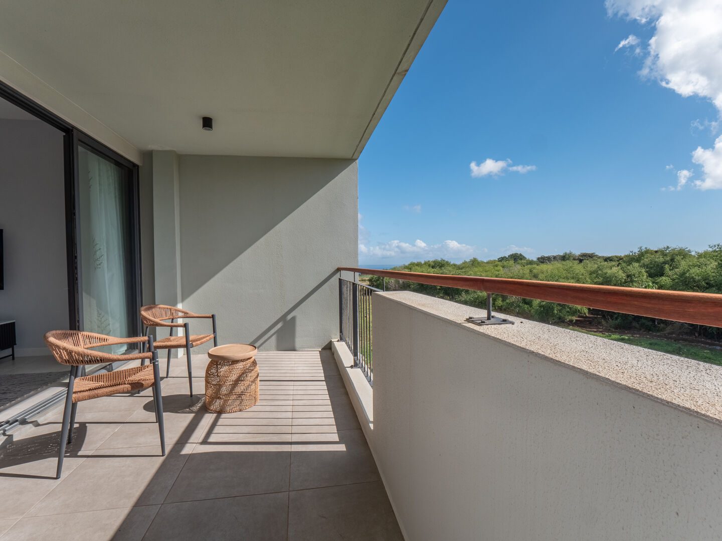 Appartement 2 chambres avec vue dégagée à louer à Cascavelle, Flic en Flac