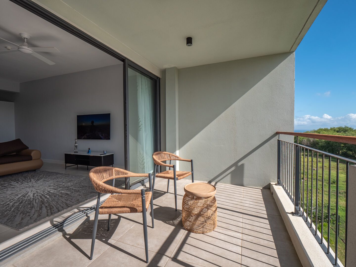 Appartement 2 chambres avec vue dégagée à louer à Cascavelle, Flic en Flac