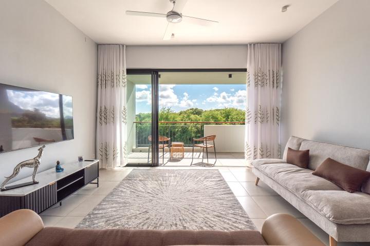 Appartement 2 chambres avec vue dégagée à louer à Cascavelle, Flic en Flac